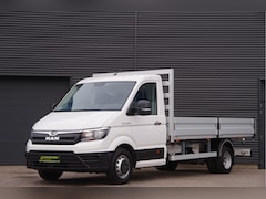 MAN TGE - 5.160 50 2.0 L4 N1 DUBBELLUCHT OPENLAADBAK, 165PK AUT. 3-ZITS, CRUISE, AIRCO, NAVI, APPLE