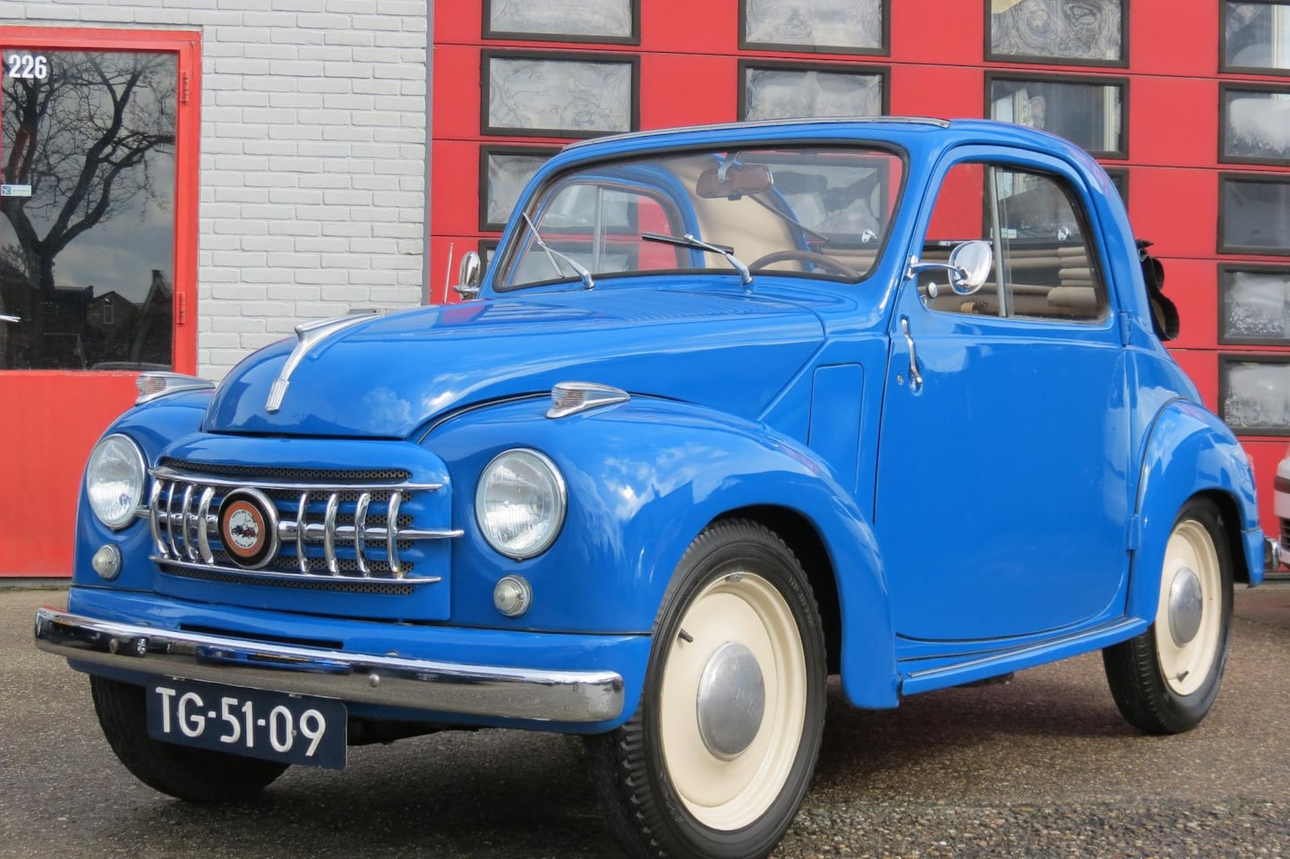 Fiat 500 C - TOPOLINO Cabrio, Origineel Nederlandse Auto. BJ 1951 - AutoWereld.nl