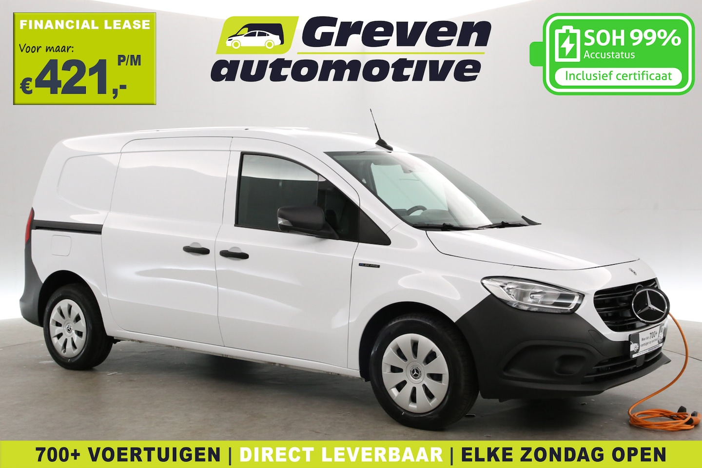 Mercedes-Benz E-klasse - e-Citan 45 kWh 122PK L2H1 | SOH 99% | Clima | Cruise | Camera | Navi | Stoelverw. - AutoWereld.nl