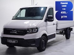 MAN TGE - 2.0 TDI 140 pk L4 Pick Up / Open Laadbak Airco, Apple Carplay, Cruise Control, Geveerde St
