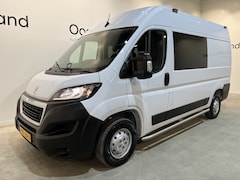 Peugeot Boxer - 2.2 HDi 120 PK L2H2 Dubbel Cabine 6 pers. / Airco / CarPlay / Camera / Trekhaak 2.5T / Cru