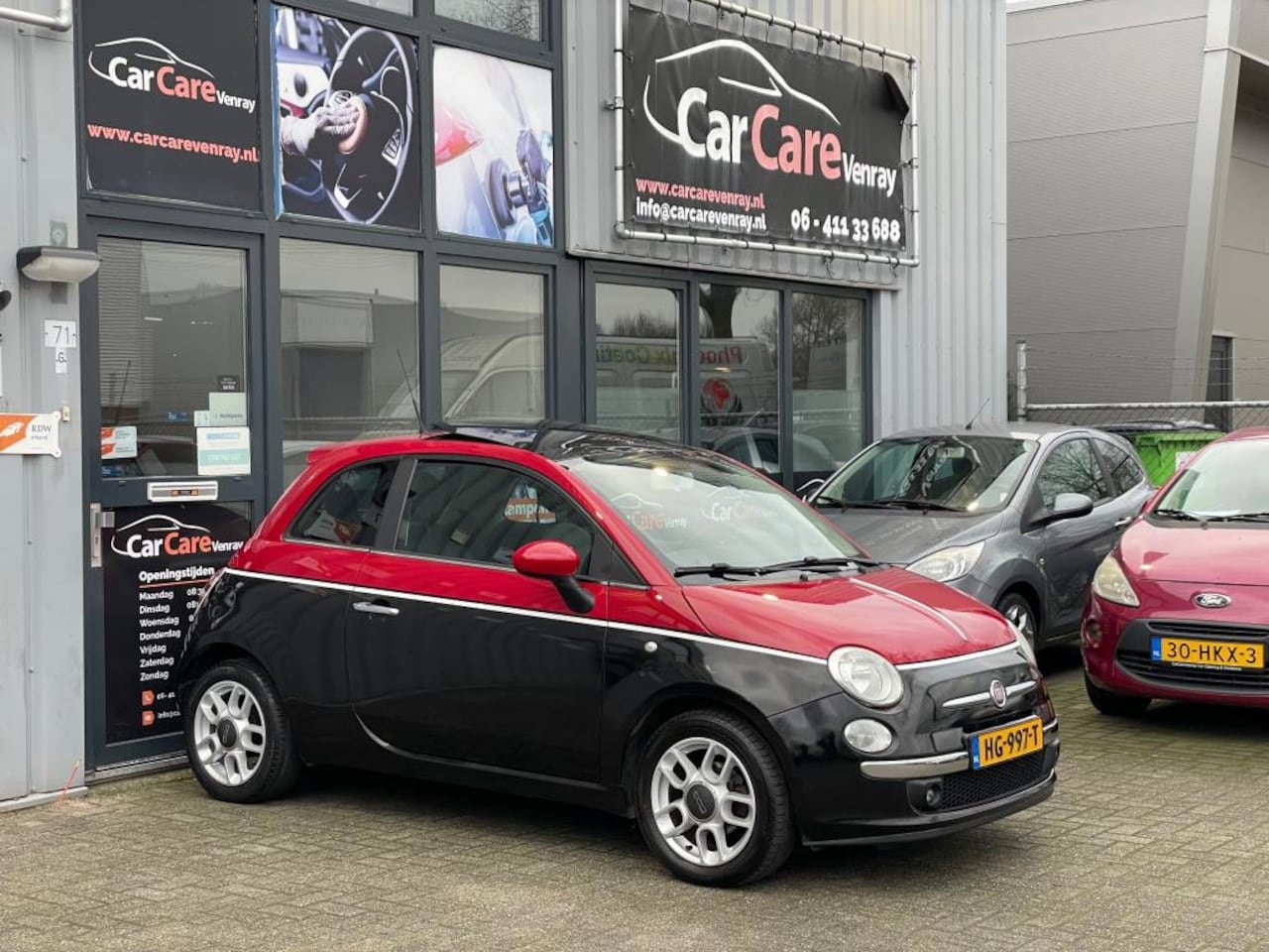 Fiat 500 - 1.2 Naked|APK01-2027|AIRCO|SCHUIFKANTELDAK|HALFLEER| - AutoWereld.nl