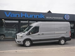 Ford Transit - 350L L3H2 Limited AUT-8 165PK BPM VRIJ Navi, Adap. Cruise, 360° Cam, Trekhaak, 2x Schuifde