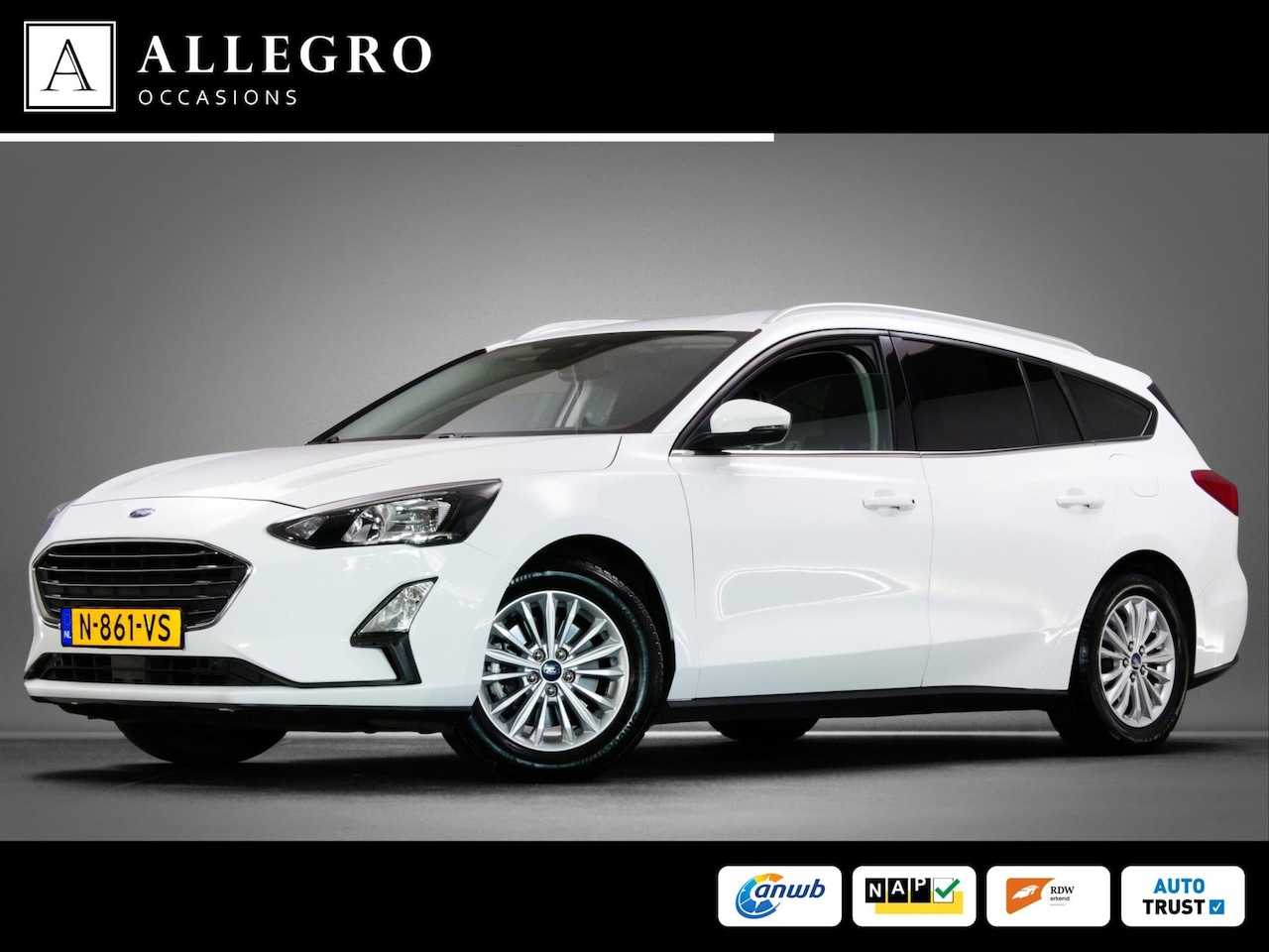 Ford Focus Wagon - 1.0 EcoBoost Hybrid Titanium X (APPLE CARPLAY/ANDROID AUTO, NAVIGATIESYSTEEM, CRUISE CONTR - AutoWereld.nl