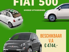 Fiat 500 - Meerdere 500 op voorraad