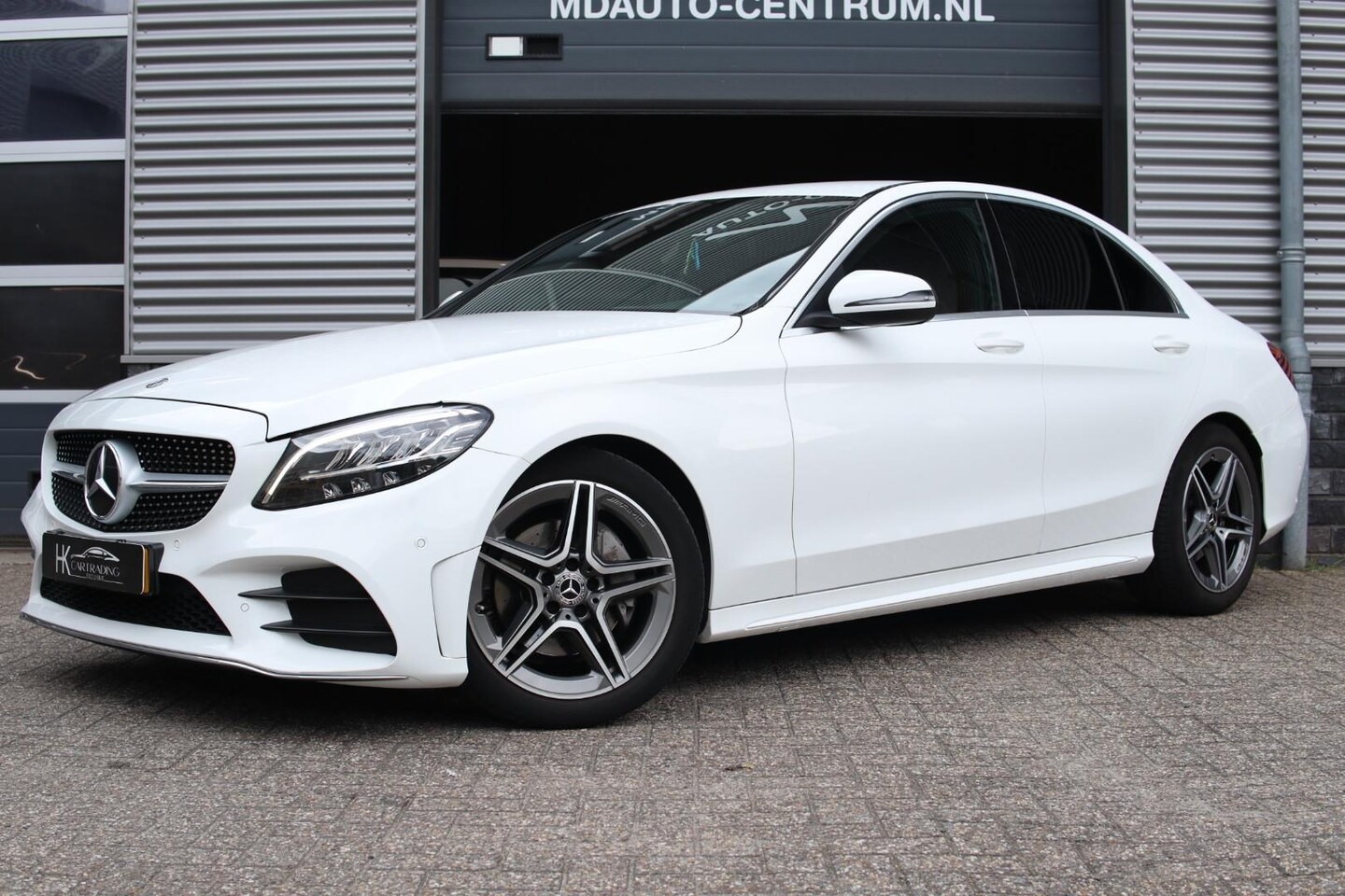 Mercedes-Benz C-klasse - 220d AMG| leer| Night| Automaat| 18 inch| - AutoWereld.nl