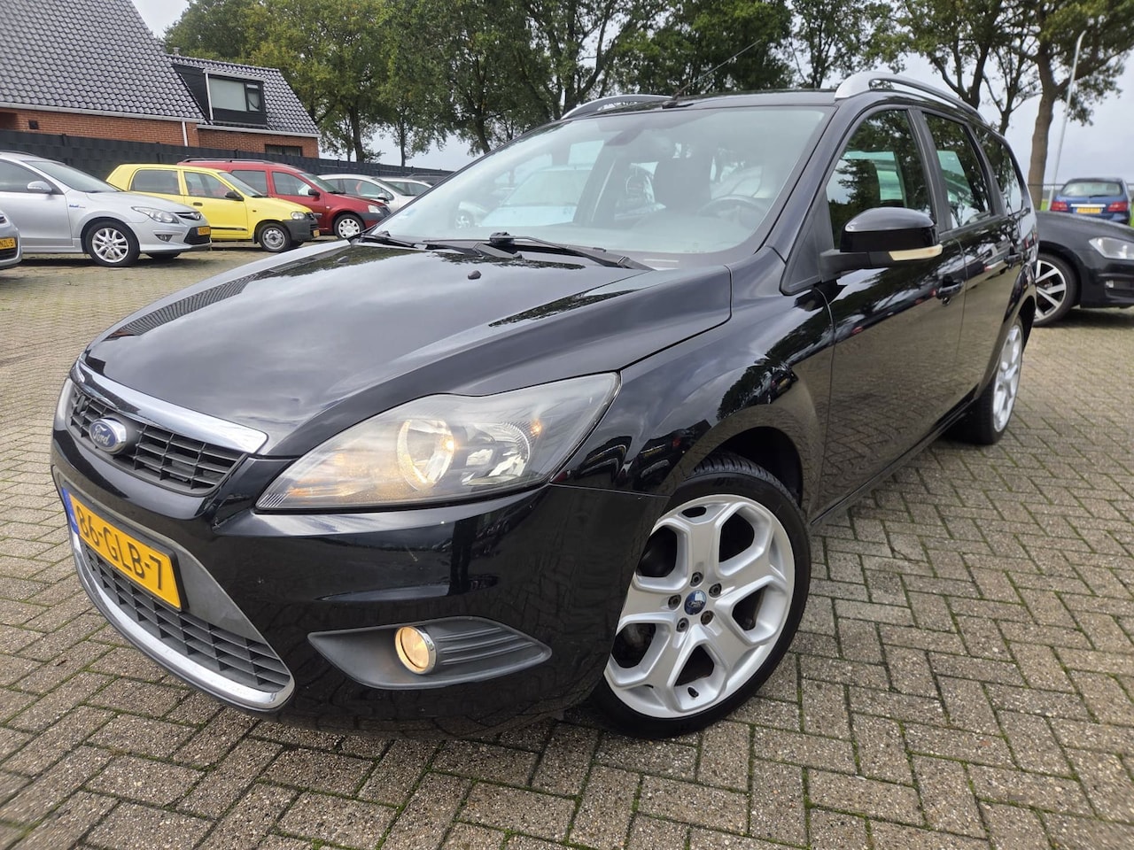 Ford Focus Wagon - 1.8 Titanium Flexi Fuel 2008. Climate/Cruise/Leder/Trekhaak Etc.. APK 10-2027 - AutoWereld.nl