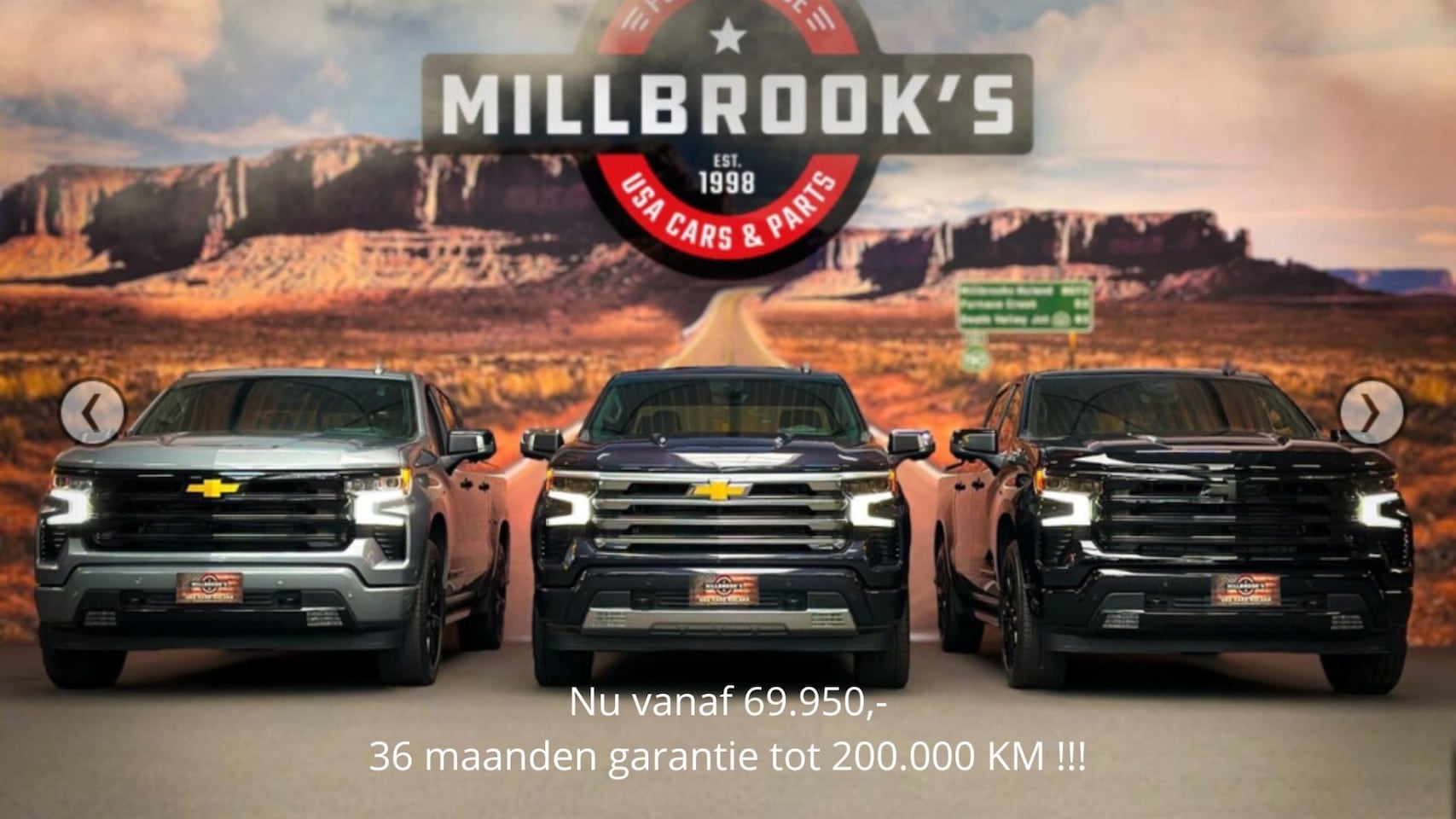Chevrolet Silverado - High Country 6.2 V8 420 PK uit voorraad leverbaar BPM VRIJ . - AutoWereld.nl