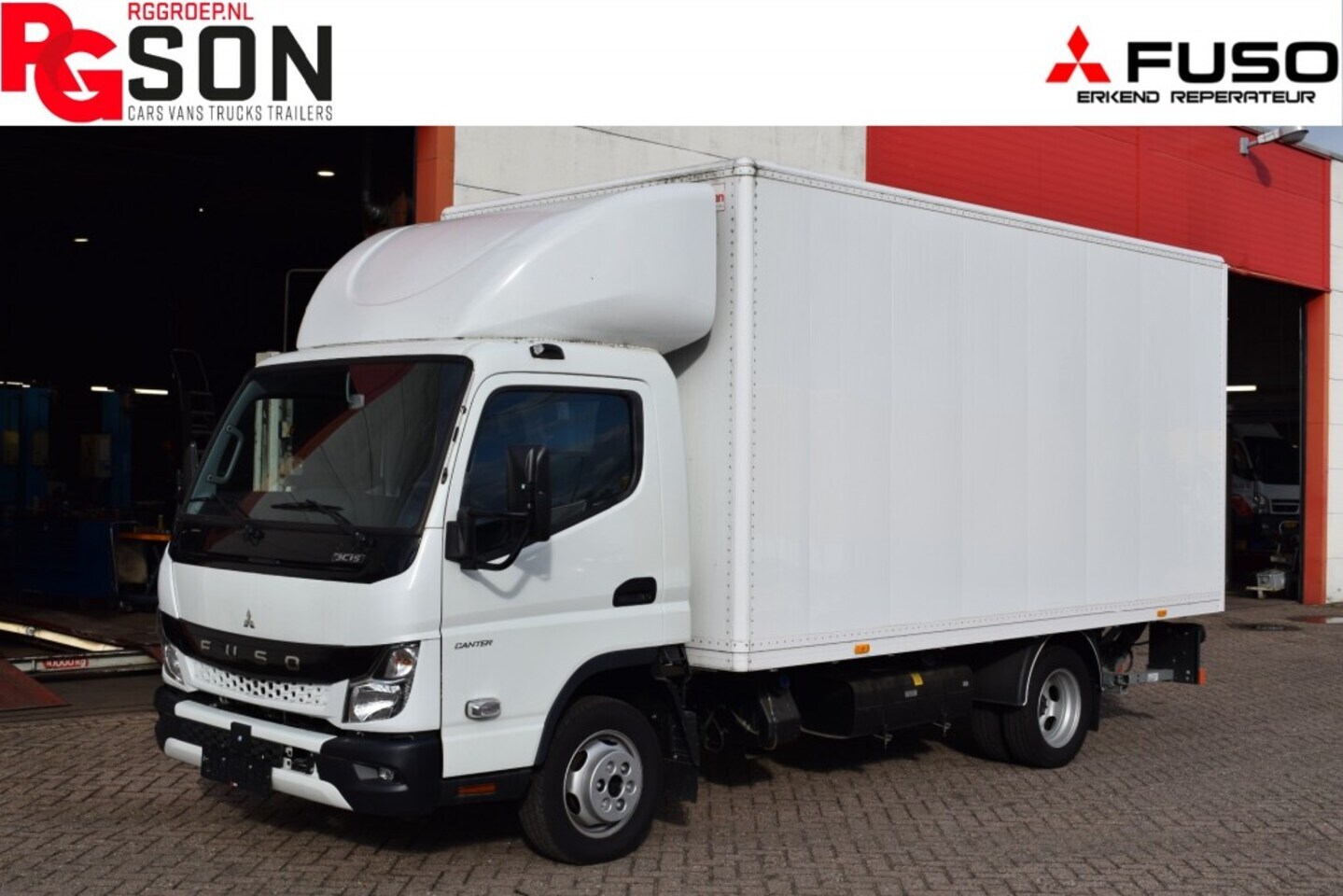 Fuso Canter - 3C15 3.0 MT BAKWAGEN 3400 WB 1000 KG LAADKLEP NIEUW en BPM VRIJ - AutoWereld.nl