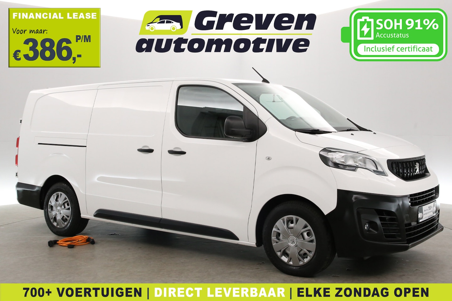 Peugeot e-Expert - 75 kWh L3H1 Long Range | Snelladen | SOH 91% | Airco | Cruise | Camera | 3 Zits | Carplay - AutoWereld.nl