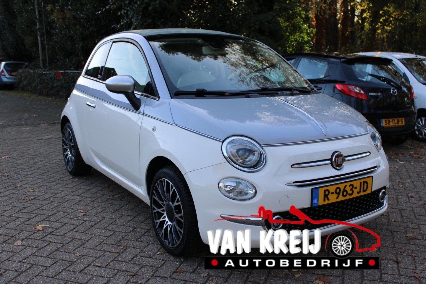 Fiat 500 C - 1.2 CABRIO Collezione Carplay, Airco, Cv, LM, Pdc. - AutoWereld.nl