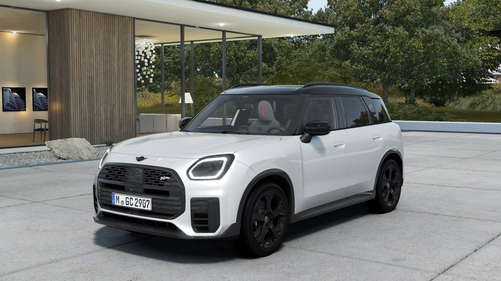 MINI Countryman - 1.5 C | John Cooper Works | Pakket XL | Elektrische stoelen | Driving Assistant Plus | Pan - AutoWereld.nl