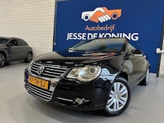 Volkswagen Eos - 1.6-16v FSI cabriolet/ bj.2007 / kleur: zwart/ climate /sportvelgen/stereo scherm/6 bak/AP