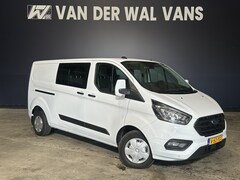 Ford Transit Custom - 2.0 TDCI 130pk L2H1 Dubbele Cabine Euro6 inrichting | Airco | 6-Zits | LED | Cruisecontrol