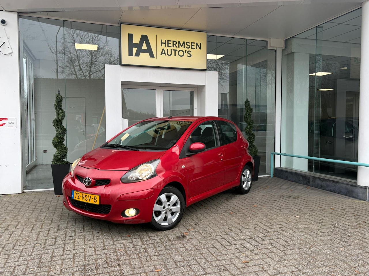 Toyota Aygo - 1.0-12V Aspiration Red|5drs|Airco|NAP|APK| - AutoWereld.nl