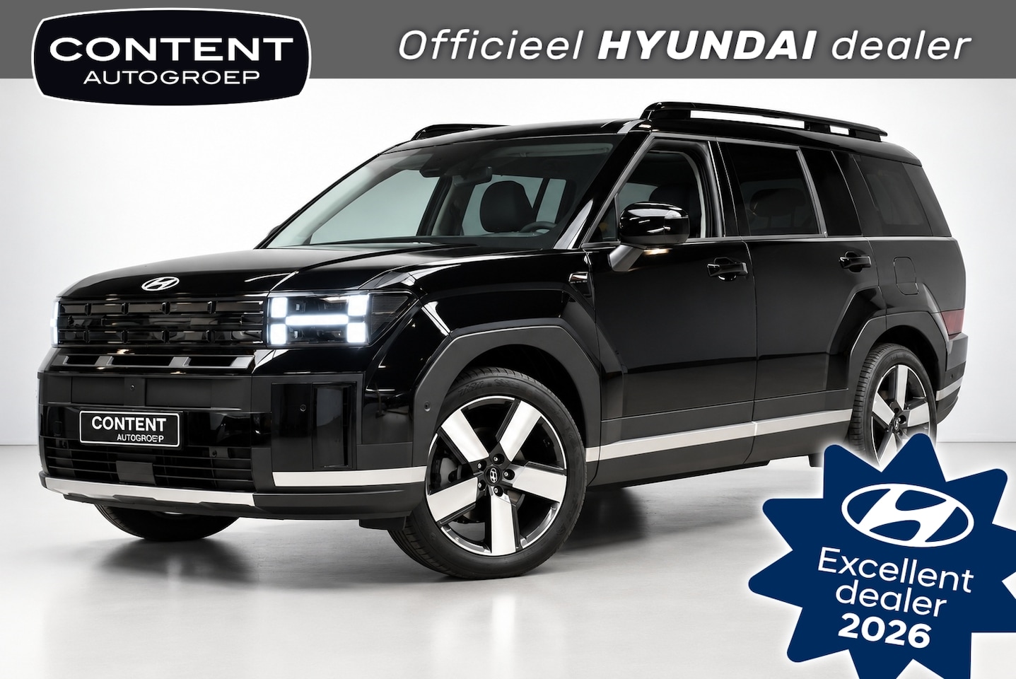 Hyundai Santa Fe - 1.6 T-GDi PHEV 4WD 7pl Premium I 1700 Kg Trekgewicht - AutoWereld.nl