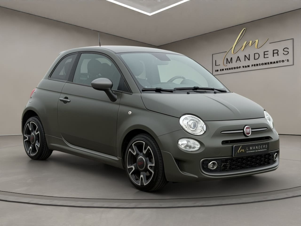 Fiat 500 - 0.9 TwinAir T Sport 2018 MAT GROEN | Apple CarPlay | Leder - AutoWereld.nl