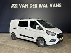 Ford Transit Custom - 2.0 TDCI 130pk L2H1 Dubbele Cabine Euro6 Airco | 6-Zits | Camera | LED | Cruisecontrol | 2