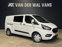 Ford Transit Custom - 2.0 TDCI 130pk L2H1 Dubbele Cabine Euro6 Airco | 6-Zits | LED | Cruisecontrol | Trekhaak P