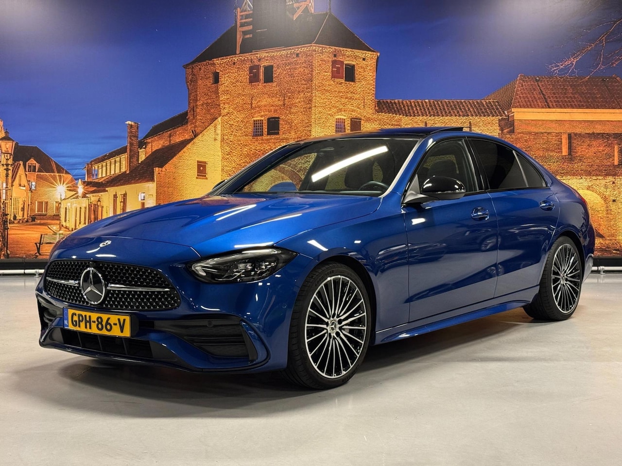 Mercedes-Benz C-klasse - 300 d AMG Line Panodak Leer Camera LED - AutoWereld.nl