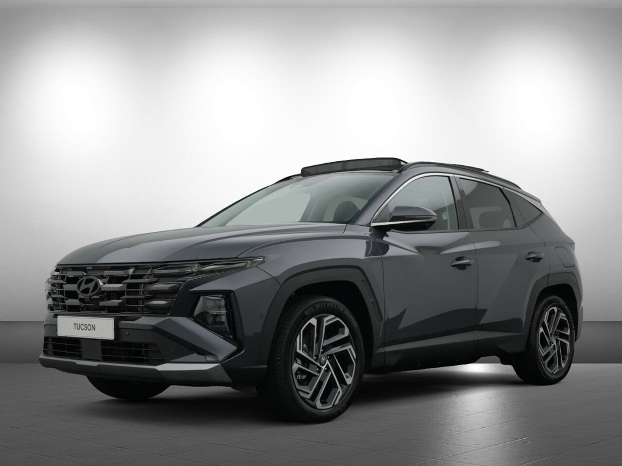 Hyundai Tucson - 1.6 T-GDI PHEV Premium Sky Plug-In Hybride met Panorama Schuifdak, Lederen bekleding, Navi - AutoWereld.nl