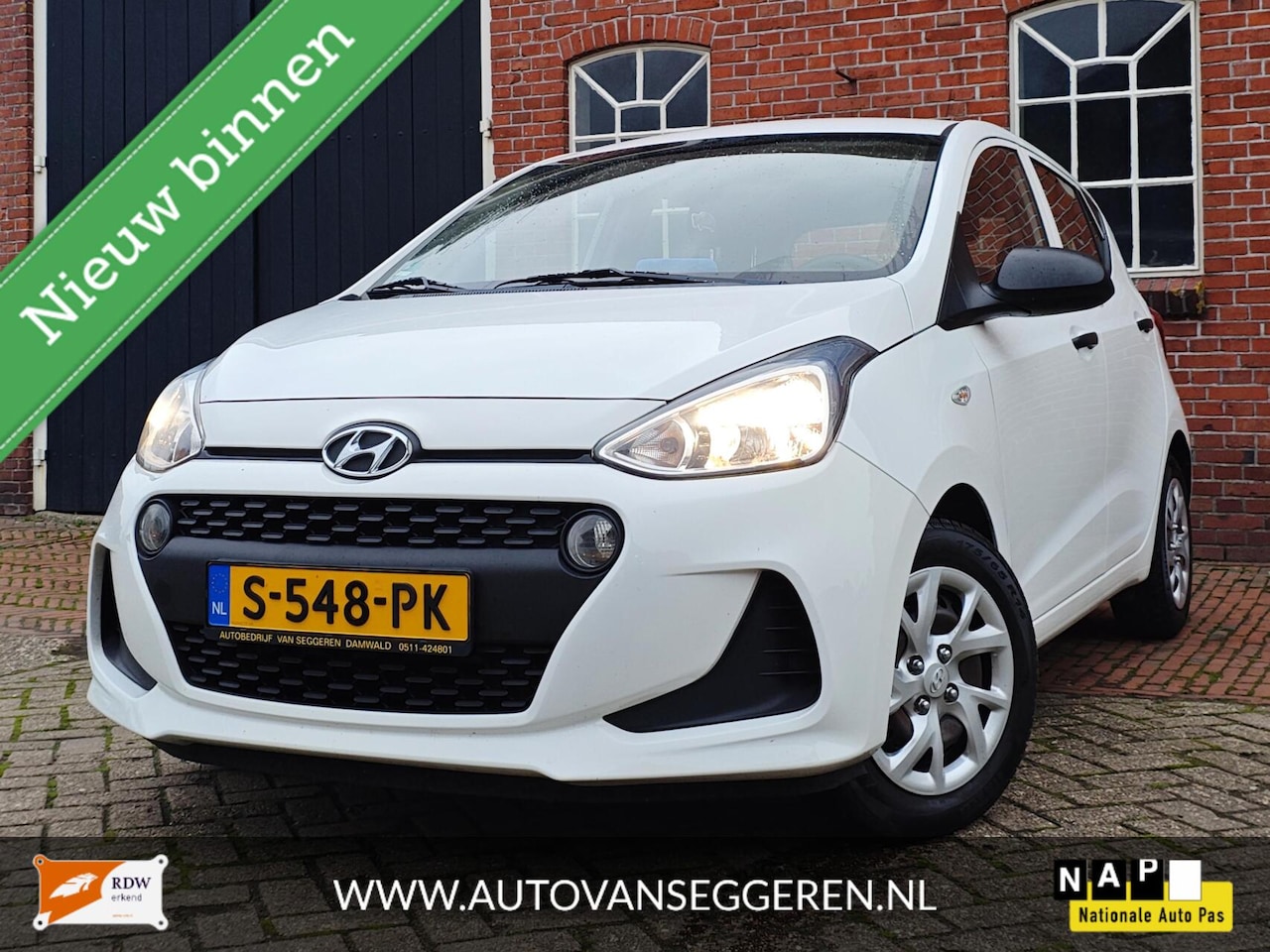 Hyundai i10 - 1.0i - Garantie / APK / Airco / Elek. Ramen - AutoWereld.nl