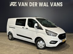 Ford Transit Custom - 2.0 TDCI 130pk L2H1 Dubbele Cabine Euro6 Airco | 5-Zits | Navigatie | Apple Carplay | LED