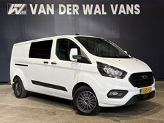 Ford Transit Custom - 2.0 TDCI 131pk L2H1 Dubbele Cabine Euro6 Airco | 6-Zits | Cruisecontrol | 2550kg Trekhaak