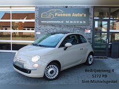Fiat 500 - 1.2 Lounge Cappuccino, Leer, City, Automaat, Multistuur, Onderhouden
