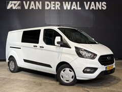Ford Transit Custom - 2.0 TDCI 131pk L2H1 Dubbele Cabine Euro6 Airco | 6-Zits | Cruisecontrol | Trekhaak Verwarm