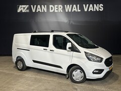 Ford Transit Custom - 2.0 TDCI 131pk L2H1 Dubbele Cabine Euro6 Inrichting Airco | 5-Zits | Camera | Cruisecontro