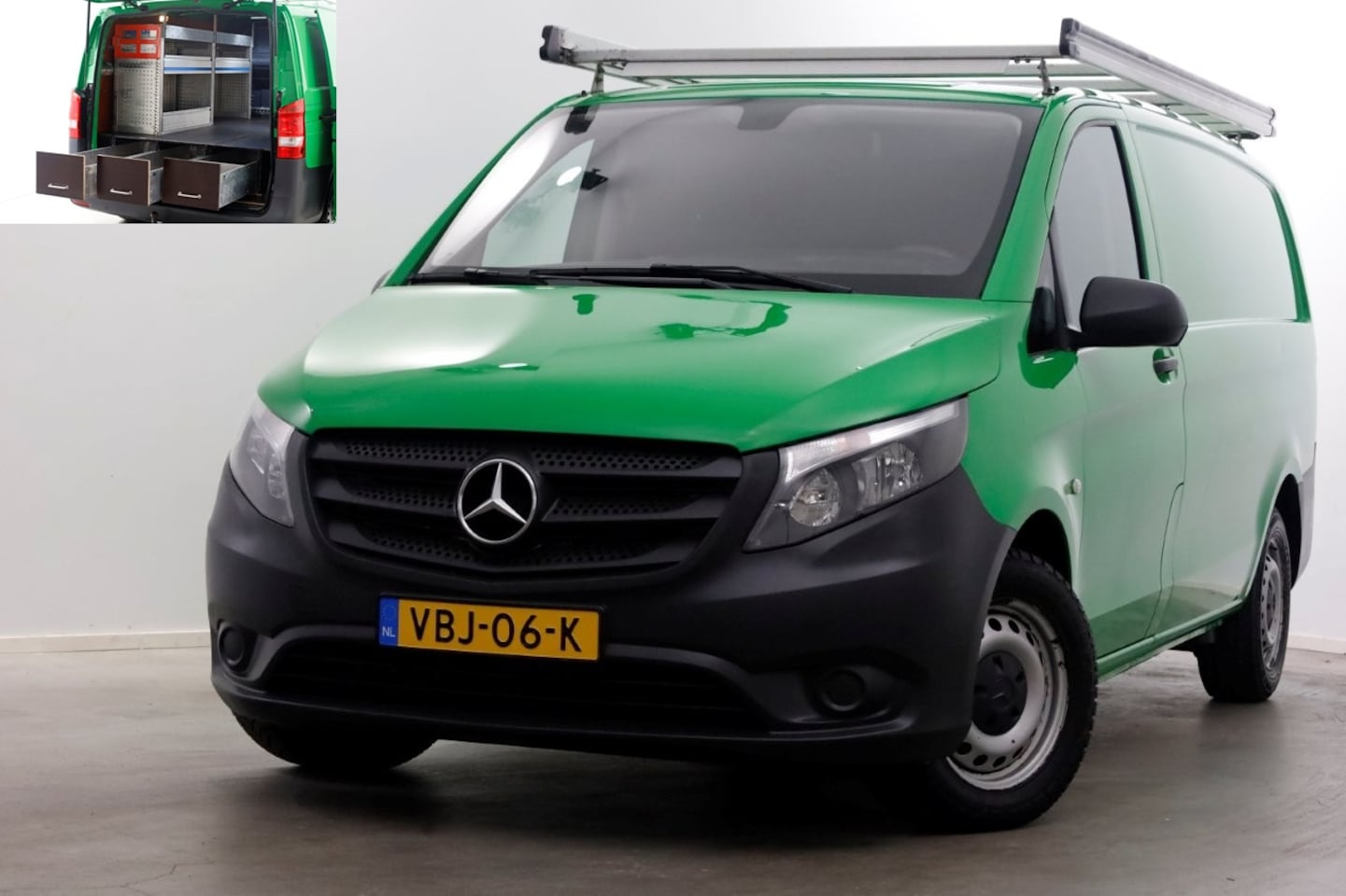 Mercedes-Benz Vito - 111 CDI 115pk Lang Airco/Camera/Inrichting 09-2019 - AutoWereld.nl