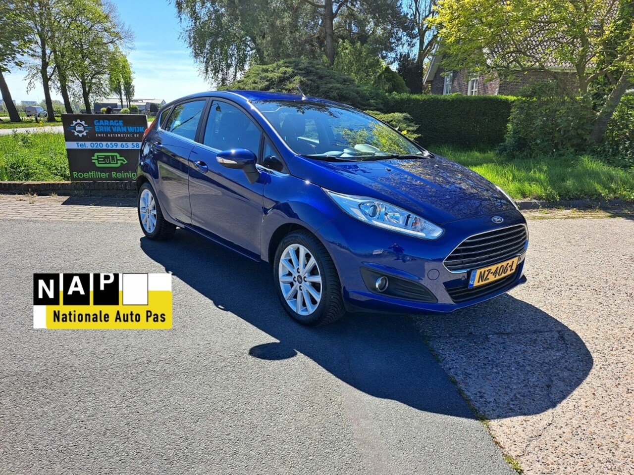 Ford Fiesta - 1.0 101 Pk Titanium 5 drs Airco/Cruise control/Navigatie enz. enz. - AutoWereld.nl