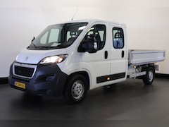 Peugeot Boxer - 2.0 BlueHDI 163PK L3 Dubbele Cabine Open laadbak EURO 6 - Airco - Trekhaak - € 15.900, - E