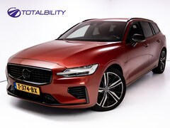 Volvo V60 - 2.0 T8 Twin Engine AWD R-Design | Stoel-, Stuur- & Achterbank verw. | Elec. trekhaak | 360