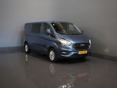 Ford Transit Custom - 2.0 TDCI 170 pk Aut. L2 DC Dubbel Cabine 2xSchuifdeur/ Carplay/ Stoelverw./ Navi/ Airco/ C