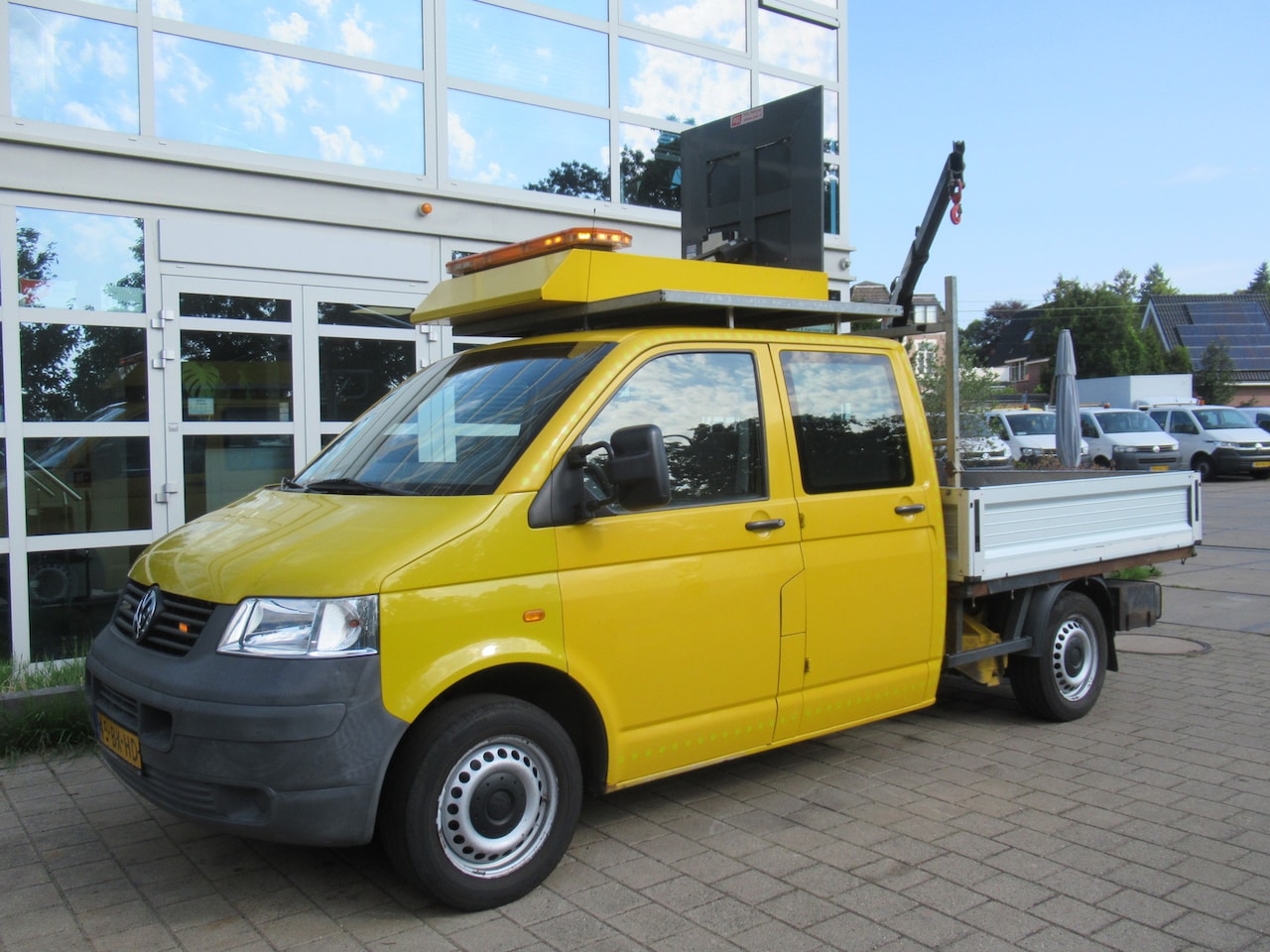 Volkswagen Transporter - 1.9 TDI 340 DC + HIAB 008 T Kraan Crane Kran - AutoWereld.nl