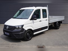 Volkswagen Crafter - 140pk Open laadbak Dubbele cabine Trekhaak Airco Cruise control Pick-Up