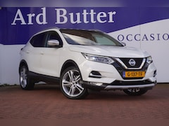 Nissan Qashqai - 1.3 DIG-T N-Motion+Led+Pano-dak+navigatie+camera+19"lmv+Parel-White = NOVEMBER 2019 = NIEU