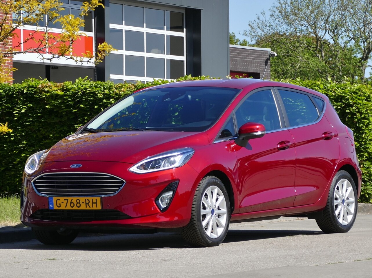 Ford Fiesta - 1.0 EcoBoost Titanium AUTOMAAT | Apple Carplay/Android auto | achteruitrijcamera | navigat - AutoWereld.nl