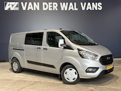 Ford Transit Custom - 2.0 TDCI 131pk L2H1 Dubbele Cabine Euro6 Airco | 5-Zits | Camera | Apple Carplay | LED | 2
