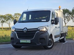 Renault Master - 2.3 Dubbele Cabine Airco 3.5T-Trekhaak Open-Laadbak kist Dubbellucht