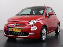 Fiat 500 - 1.0 Hybrid Dolcevita | 1ste eigenaar | 2tone LEER/Stof | Glazen dak | Airco | AppleCarPlay