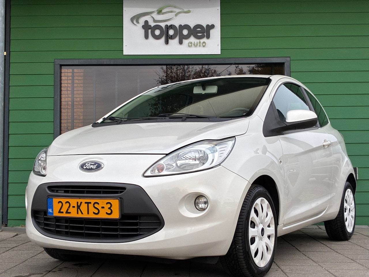 Ford Ka - 1.2 Titanium|1e Eigenaar|NAP|Airco|Elektr.ramen|Nieuwe APK|Parelmoer| - AutoWereld.nl
