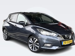 Nissan Micra - 0.9 IG-T Tekna | TREKHAAK | STOELVERW. | LEER | CAMERA | 17' INCH | ALLSEASON BANDEN | PDC