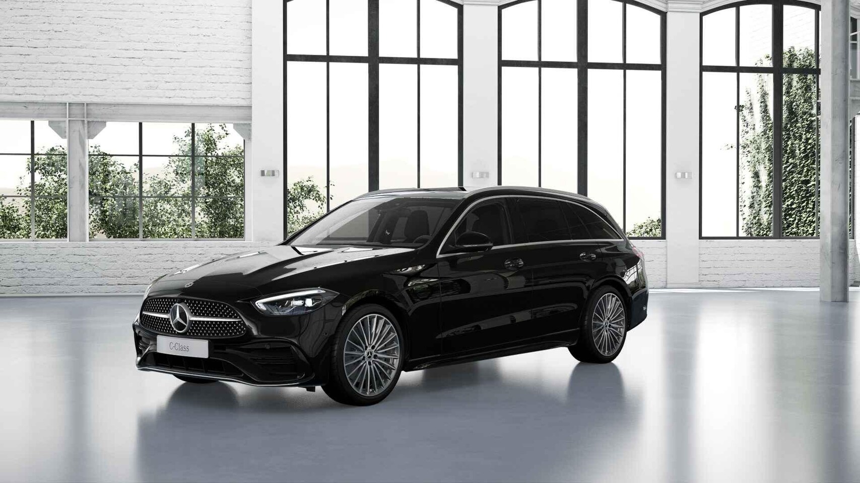 Mercedes-Benz C-klasse Estate - 300e Business Solution AMG | Panoramaschuifdak | Trekhaak | Burmester | Stoelverwarming | - AutoWereld.nl