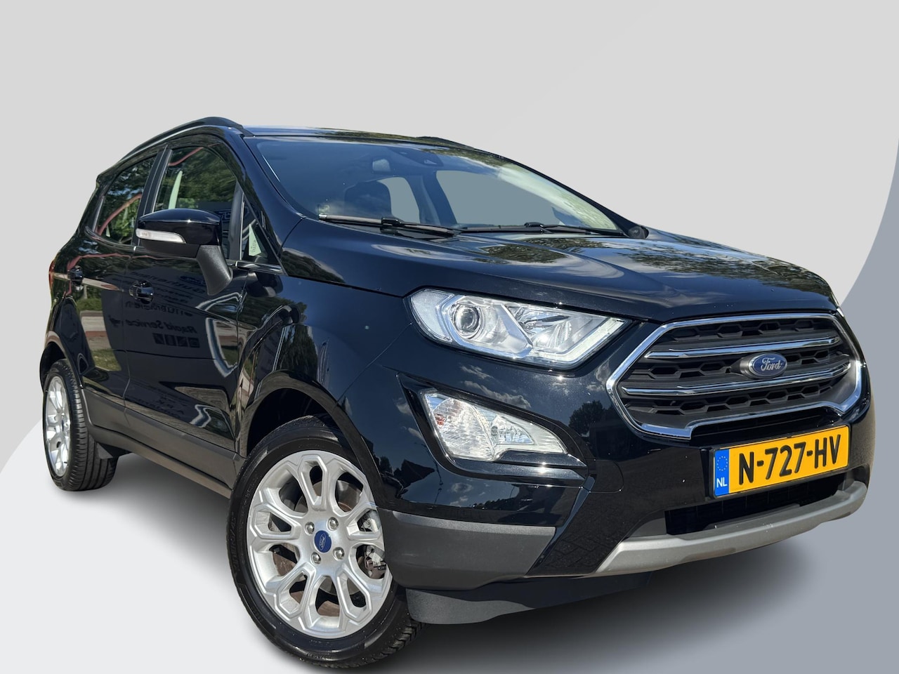 Ford EcoSport - 1.0 EcoBoost Titanium 125pk | Trekhaak | Stoelverwarming | Navigatie | Parkeersensoren | V - AutoWereld.nl