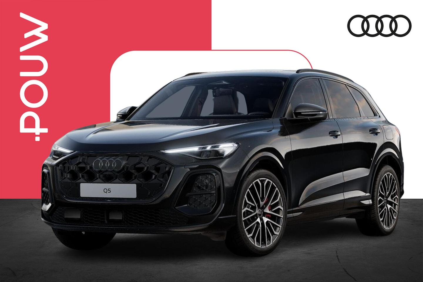 Audi Q5 - 2.0 e-hybrid 367pk quattro S edition Competition | 21" Velgen | Panoramadak | Luchtvering - AutoWereld.nl