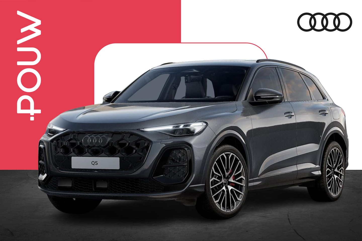Audi Q5 - 2.0 e-hybrid 367pk quattro S edition Competition | Panoramadak | 21" Velgen | Trekhaak | L - AutoWereld.nl