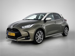 Toyota Yaris - 1.5 Hybrid Style + | Dealer onderhouden | Lichte kleur half lederen interieur | Stoelverwa